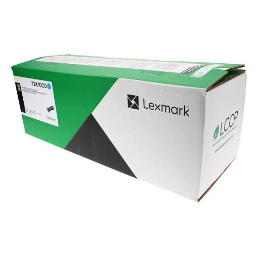 Picture of Lexmark 72K10C0 Cyan Toner Cartridge (8000 Yield)