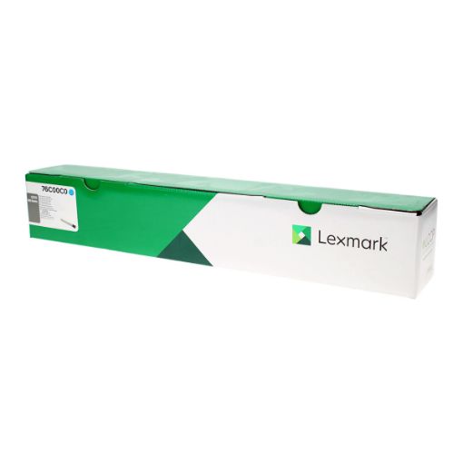 Picture of Lexmark 76C00C0 Cyan Toner Cartridge (11500 Yield)