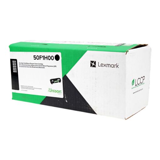 Picture of Lexmark 50F1H00 (Lexmark #501H) High Yield Black Toner (5000 Yield)
