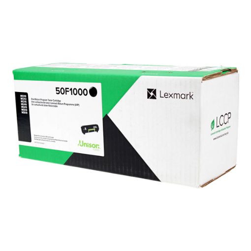 Picture of Lexmark 50F1000 (Lexmark #501) Black Toner (1500 Yield)