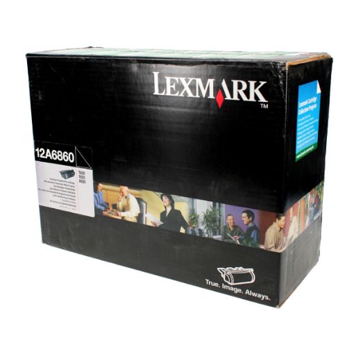 Picture of Lexmark 12A6860 Black Print Cartridge (10000 Yield)