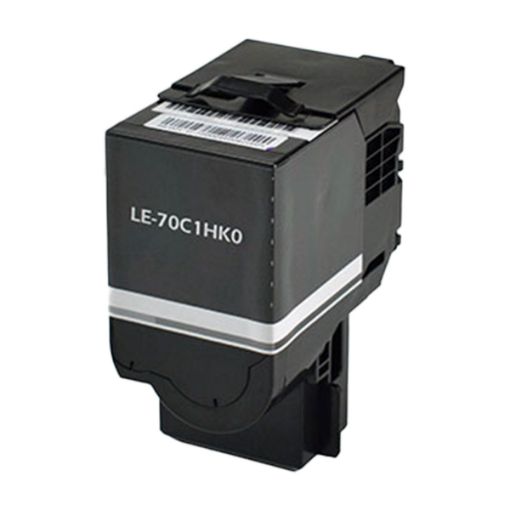 Picture of Compatible 70C1HK0 (Lexmark #701HK) High Yield Black Toner Cartridge (4000 Yield)