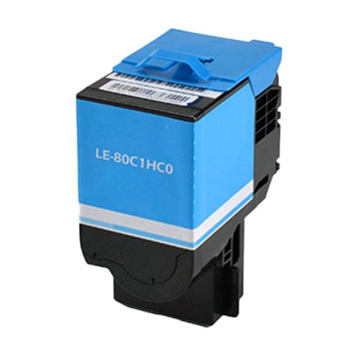 Picture of Compatible 80C1HC0 High Yield Cyan Toner Cartridge (3000 Yield)