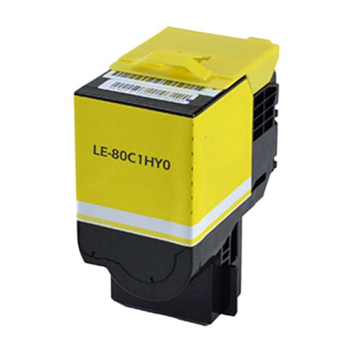 Picture of Compatible 80C1HY0 High Yield Yellow Toner Cartridge (3000 Yield)