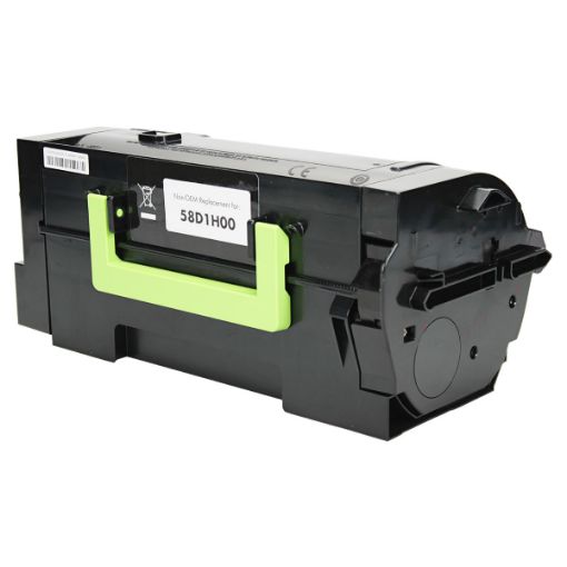 Picture of Remanufactured 58D1H00 High Yield Black Toner Cartridge (15000 Yield)