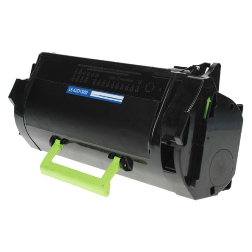 Picture of Remanufactured 62D0X0G (TAA Compliant Version 62D0XA0, Lexmark #620XG, Lexmark #620XA) Extra High Yield Black Toner Cartridge (45000 Yield)