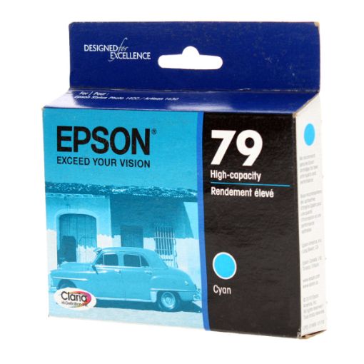 Picture of Epson T079220 (Epson 79) Cyan Inkjet Cartridge (810 Yield)
