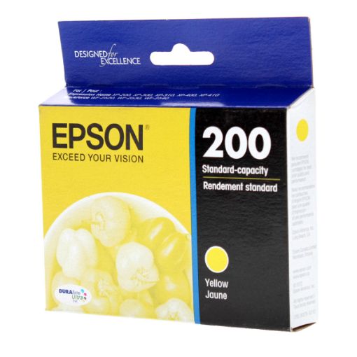 Picture of Epson T200420 (Epson 200) High Yield Yellow Inkjet Cartridge (450 Yield)