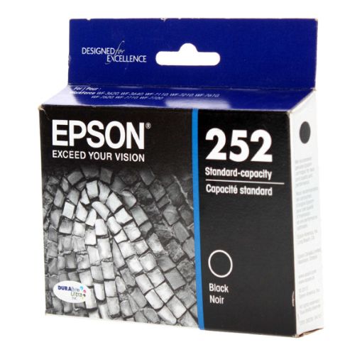 Picture of Epson T252120 (Epson 252) Black Inkjet Cartridge (350 Yield)