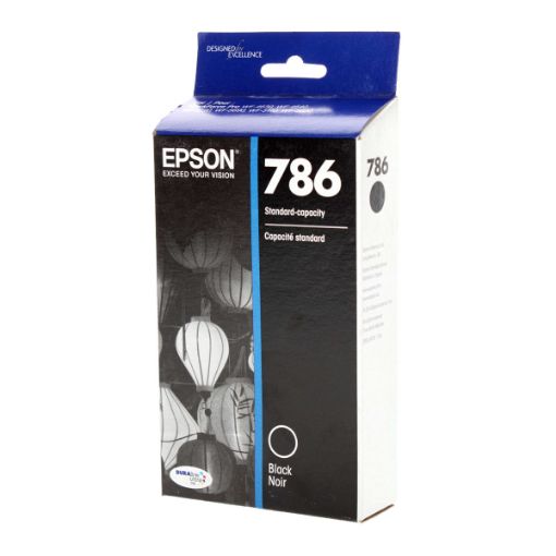 Picture of Epson T786120 (Epson 786) Black Inkjet Cartridge (900 Yield)