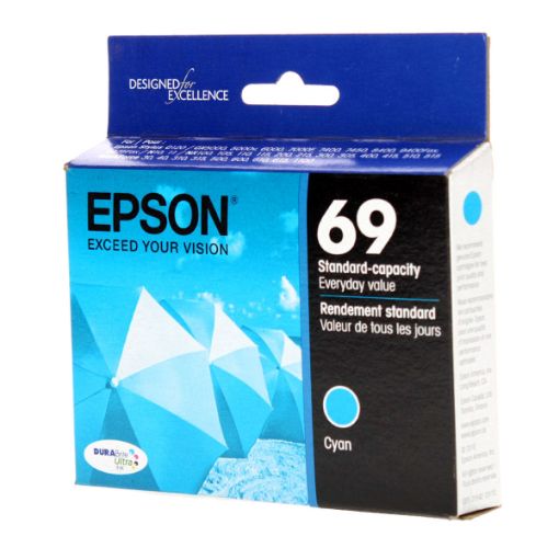 Picture of Epson T069220 (Epson 69) Cyan Inkjet Cartridge (350 Yield)