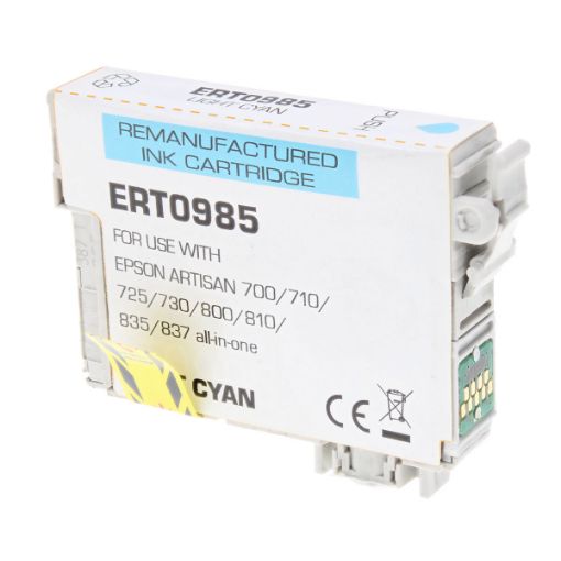 Picture of Remanufactured T098520 (Epson T0985) High Yield Light Cyan Inkjet Cartridge (545 Yield)