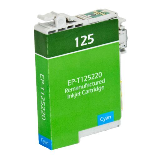Picture of Remanufactured T125220 (Epson 125) Cyan Inkjet Cartridge (385 Yield)