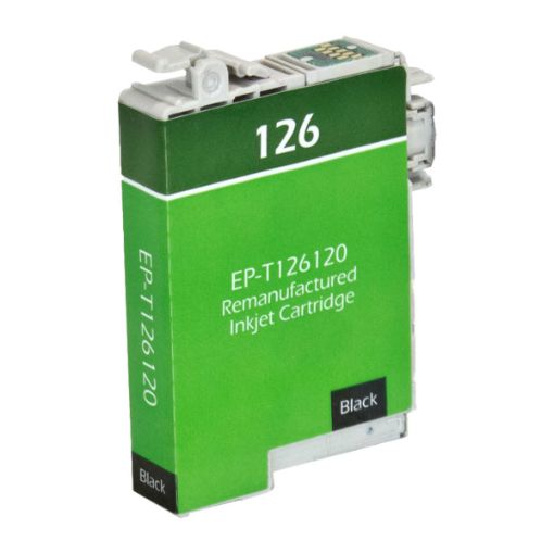 Picture of Remanufactured T126120 (Epson 126) High Yield Black Inkjet Cartridge (385 Yield)