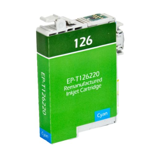 Picture of Remanufactured T126220 (Epson 126) High Yield Cyan Inkjet Cartridge (470 Yield)