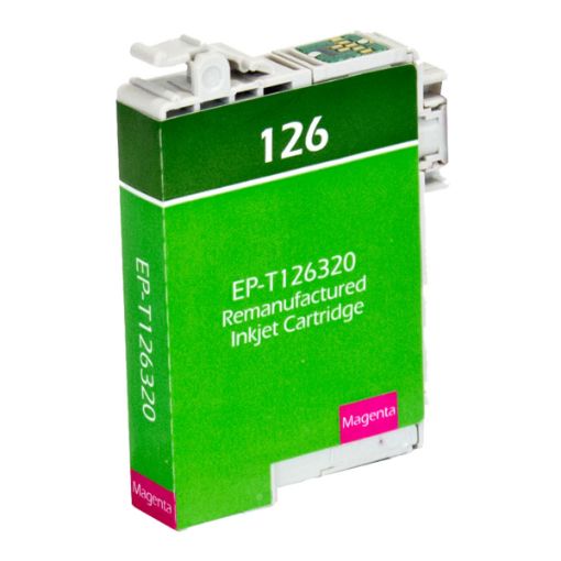 Picture of Remanufactured T126320 (Epson 126) High Yield Magenta Inkjet Cartridge (470 Yield)