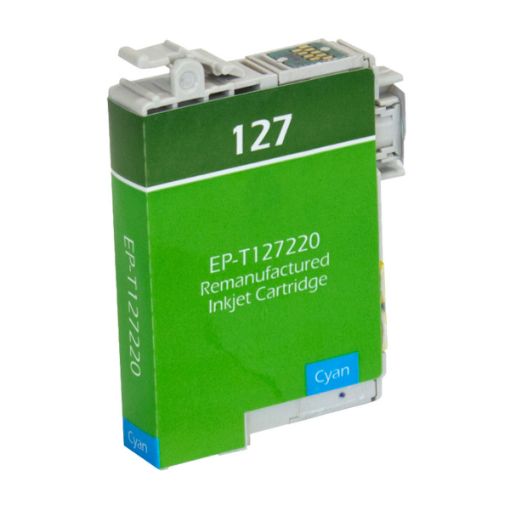 Picture of Remanufactured T127220 (Epson 127) Extra High Yield Cyan Inkjet Cartridge (775 Yield)