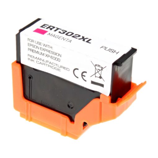 Picture of Remanufactured T302XL320-S (Epson 302XL) High Yield Magenta Ink Cartridge