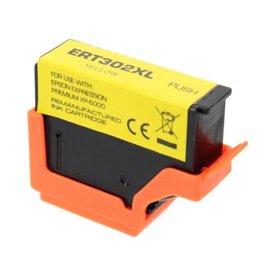 Picture of Remanufactured T302XL420-S (Epson 302XL) High Yield Yellow Ink Cartridge