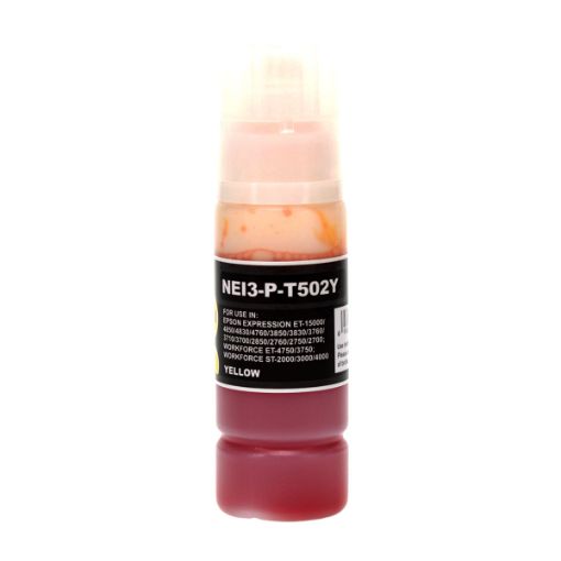 Picture of Compatible T502420-S (Epson T502) Yellow Ink Bottle (6000 Yield)
