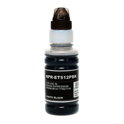 Picture of Remanufactured T512020-S (Epson T512) Black Ink Bottle (8000 Yield)