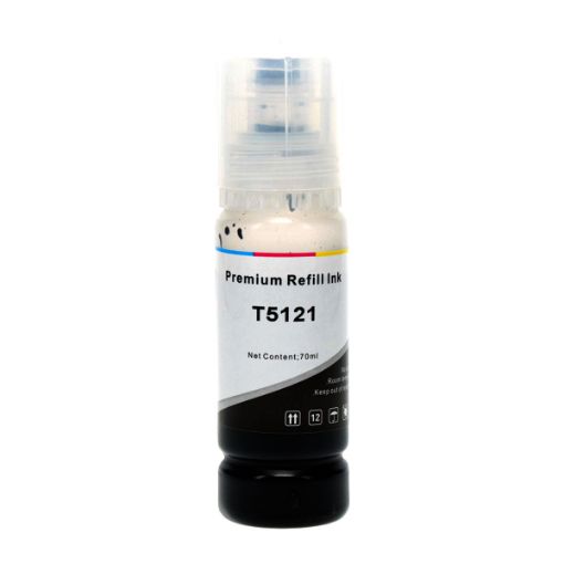 Picture of Remanufactured T512120-S (Epson T512) Photo Black Ink Bottle (5000 Yield)