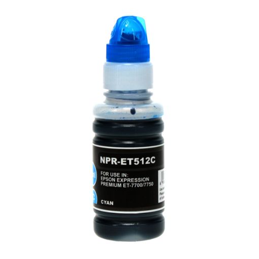 Picture of Remanufactured T512220-S (Epson T512) Cyan Ink Bottle (5000 Yield)