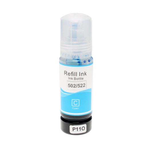 Picture of Compatible T522220-S (Epson T522) Cyan Ink Bottle (70 ml)