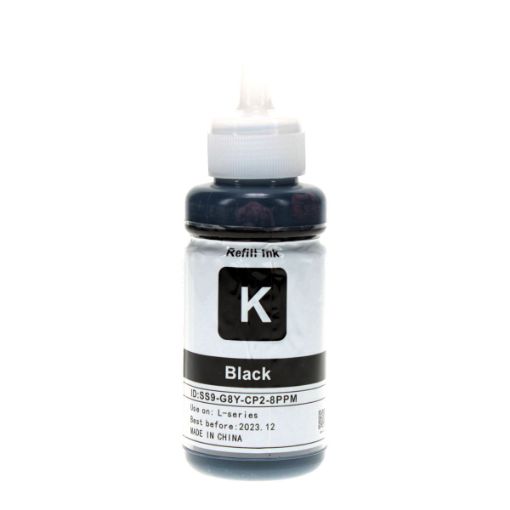 Picture of Remanufactured T664120 (Epson 664) Black Ecotank Ink Bottle (4000 Yield)