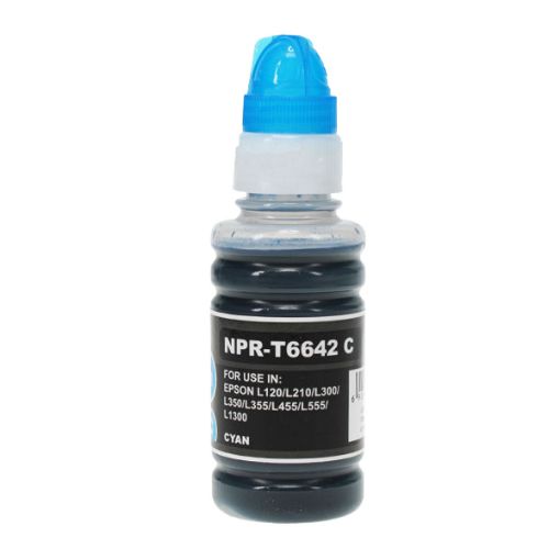Picture of Remanufactured T664220 (Epson 664) Cyan Ecotank Ink Bottle (6000 Yield)