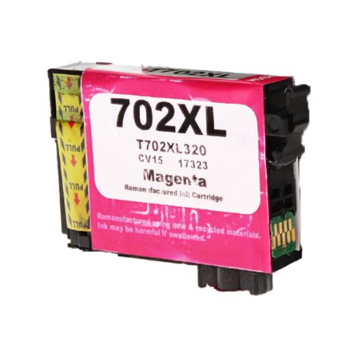 Picture of Remanufactured T702xl320 (Epson 702XL) Ultra High Yield Magenta Inkjet Cartridge (950 Yield)