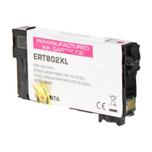 Picture of Remanufactured T802xl320 (Epson 802XL) Ultra High Yield Magenta Inkjet Cartridge (1900 Yield)