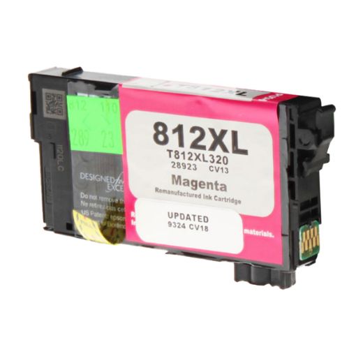 Picture of Remanufactured T812xl320-S (Epson T812XL) Ultra High Yield Magenta Inkjet Cartridge (1100 Yield)