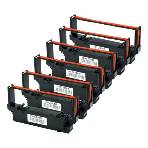 Picture of Compatible RC700BR Black, Red Ribbon