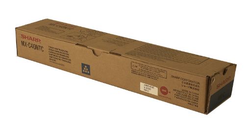 Picture of Sharp MX-C40NTC Cyan Toner Cartridge (10000 Yield)