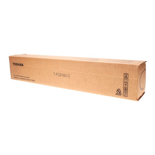 Picture of Toshiba TFC616UC Cyan Toner Cartridge (39200 Yield)