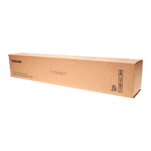 Picture of Toshiba TFC616UY Yellow Toner Cartridge (39200 Yield)