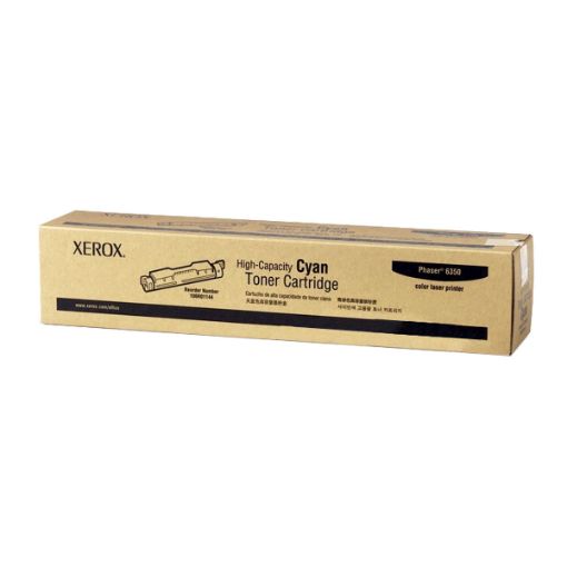 Picture of Xerox 106R01144 High Yield Cyan Toner Cartridge (10000 Yield)