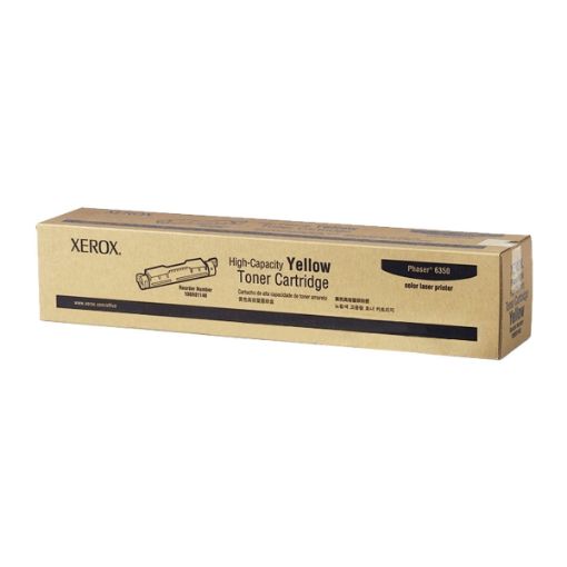 Picture of Xerox 106R01146 High Yield Yellow Toner Cartridge (10000 Yield)
