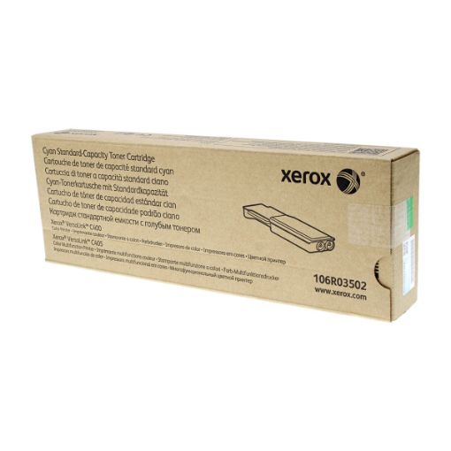 Picture of Xerox 106R03502 (106R3502) High Yield Cyan Toner Cartridge (4800 Yield)
