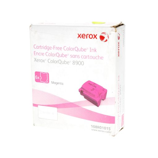 Picture of Xerox 108R01015 Magenta ColorQube Inkjet cartridge (6/Box) (16900 Yield)