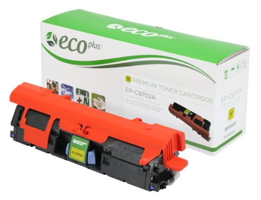 Picture of EcoPlus C9702A (HP 121A) Yellow Toner Cartridge (4000 Yield)