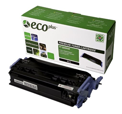 Picture of EcoPlus Q6000A (HP 124A) Black Toner Cartridge (2500 Yield)
