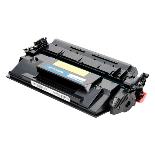 Picture of Compatible W1480X (HP 148X) High Yield Black Laser Toner Cartridge (9500 Yield), Limited Function Chip