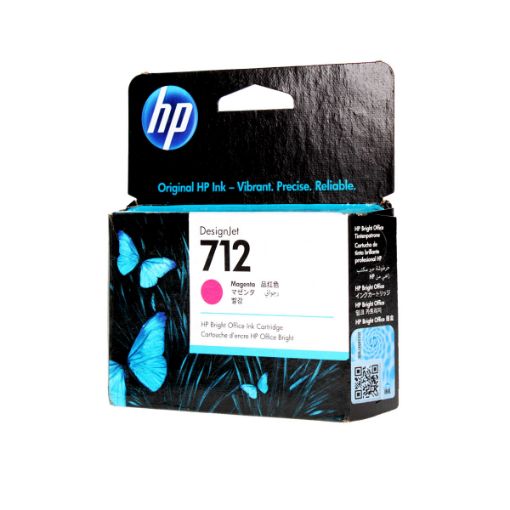 Picture of HP 3ED68A (HP 712) Magenta Inkjet Cartridge (29ml)