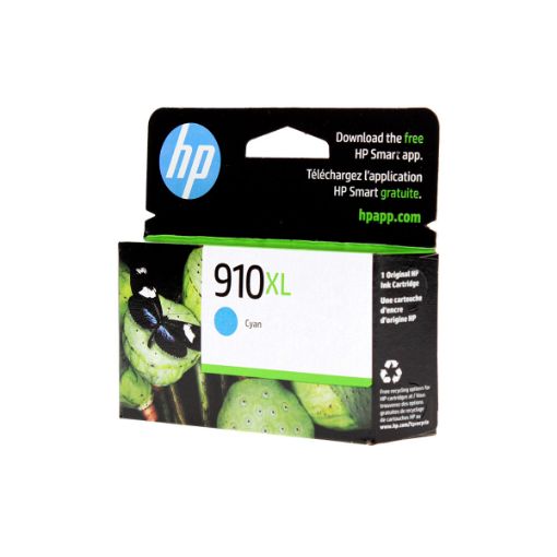 Picture of HP 3YL62AN (HP 910XL) High Yield Cyan Ink Cartridge (825 Yield)