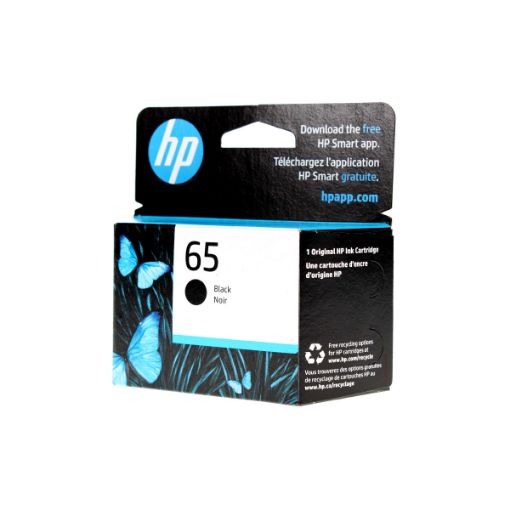 Picture of HP N9K02AN (HP 65) Black Ink Cartridge (120 Yield)