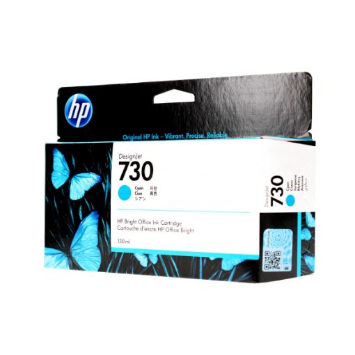 Picture of HP P2V62A (HP 730) Cyan Ink Cartridge (130 Yield)