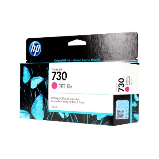 Picture of HP P2V63A (HP 730) Magenta Ink Cartridge (130 Yield)