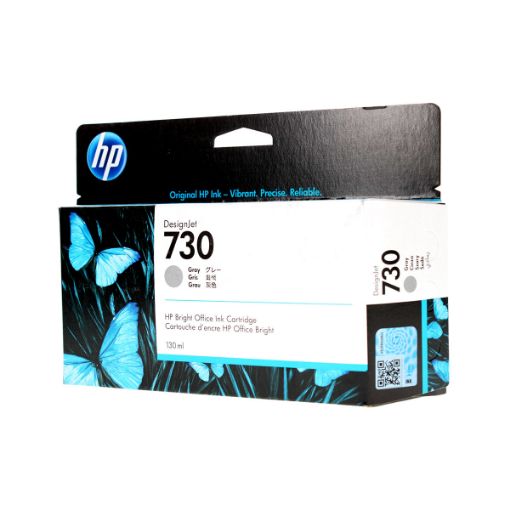 Picture of HP P2V66A (HP 730) Gray Ink Cartridge (130 Yield)